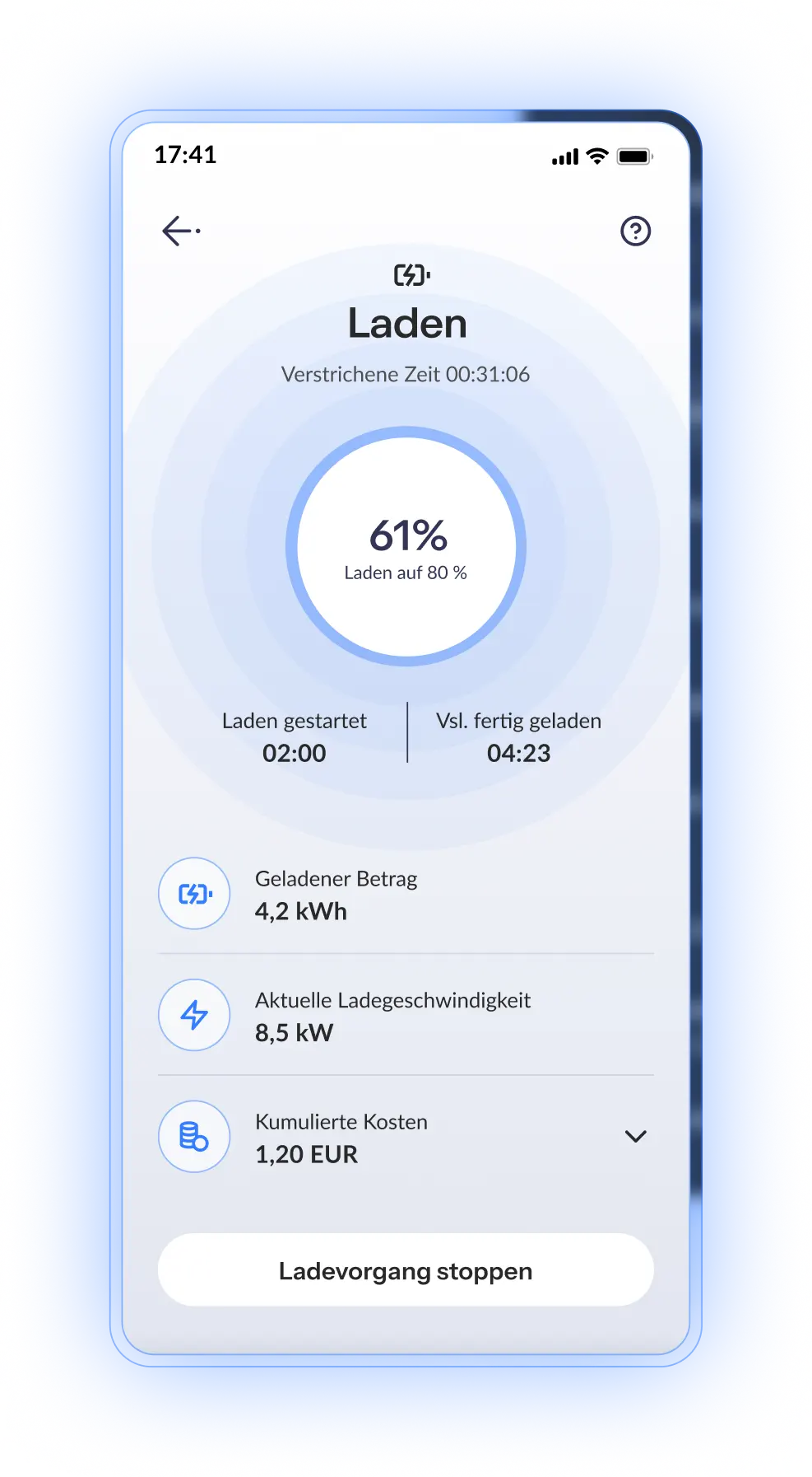 EV charging platform - mobile