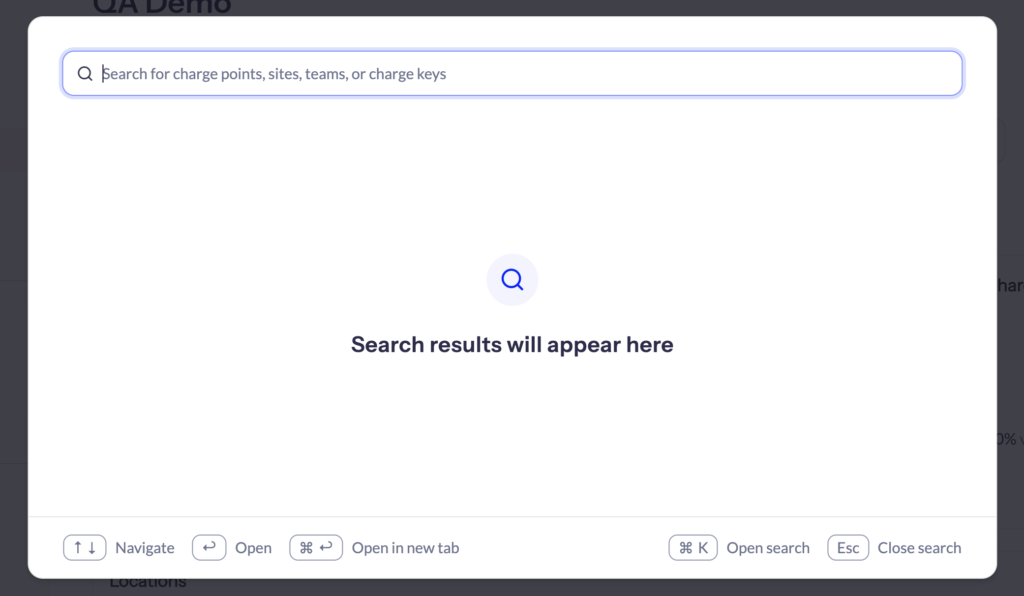 Search for Items in Monta Hub 1 Search screen