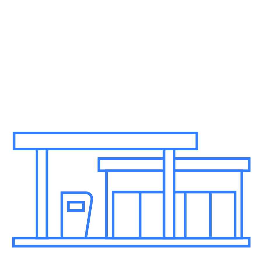 Gas station and retail