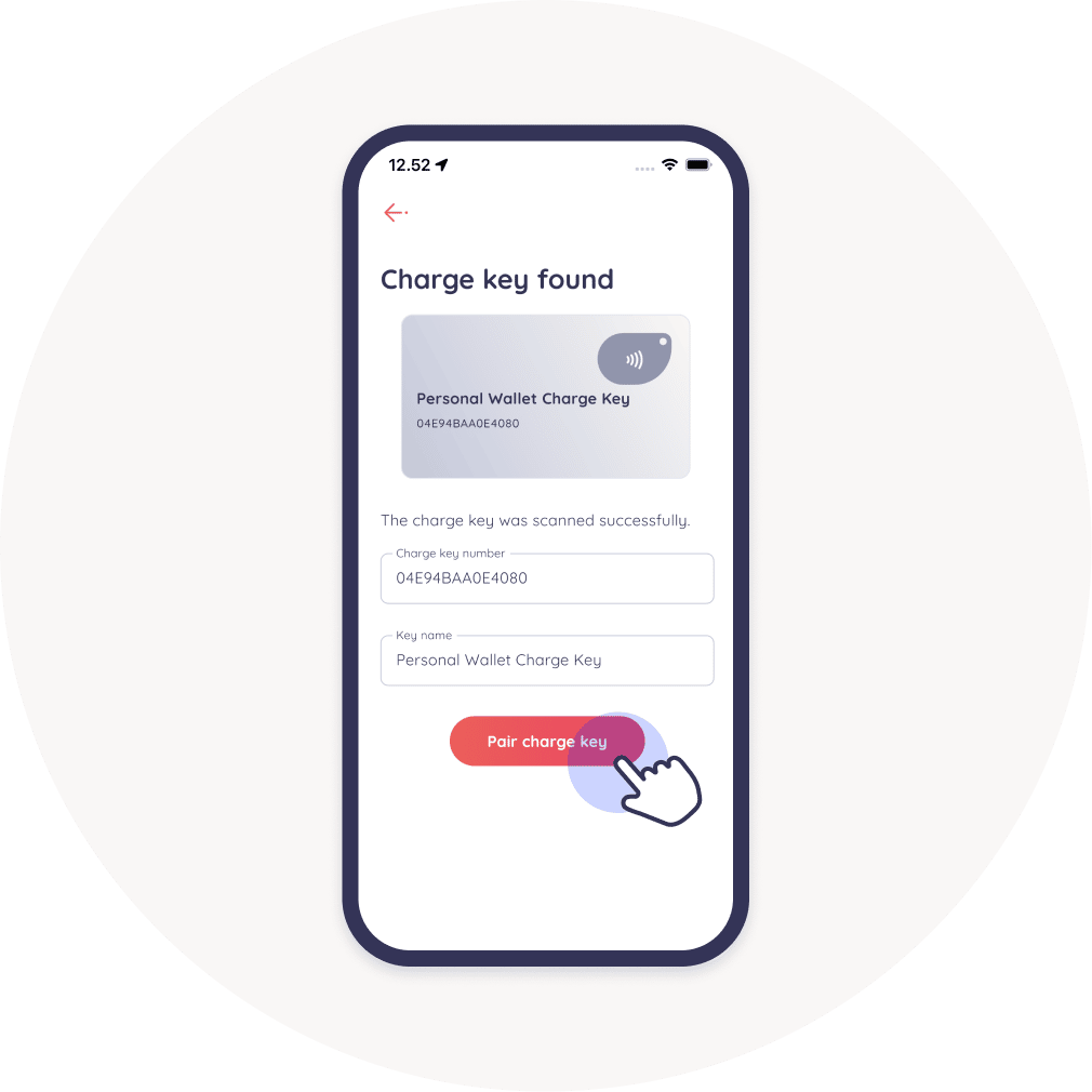 Add Charge Key Manually