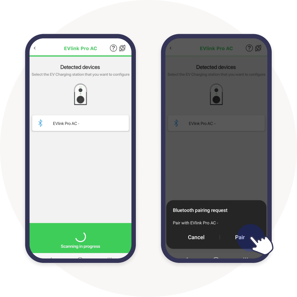 connect bluetooth click pair app