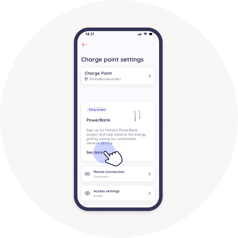 click see more powerbank monta app