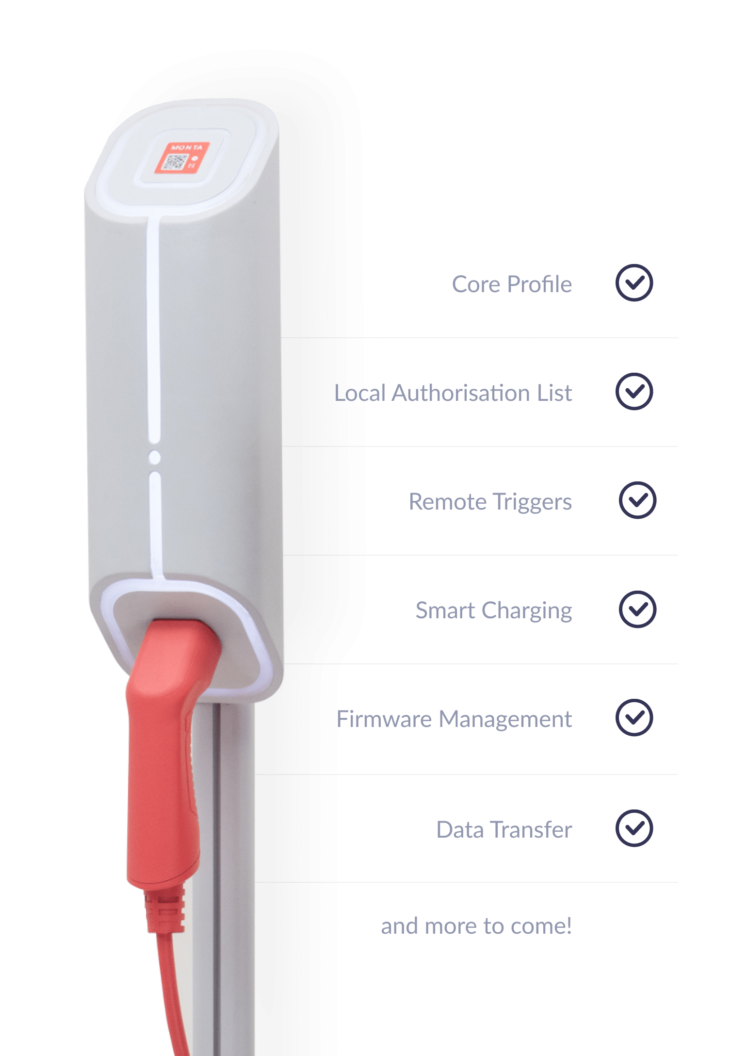 charger with ocpp checklist