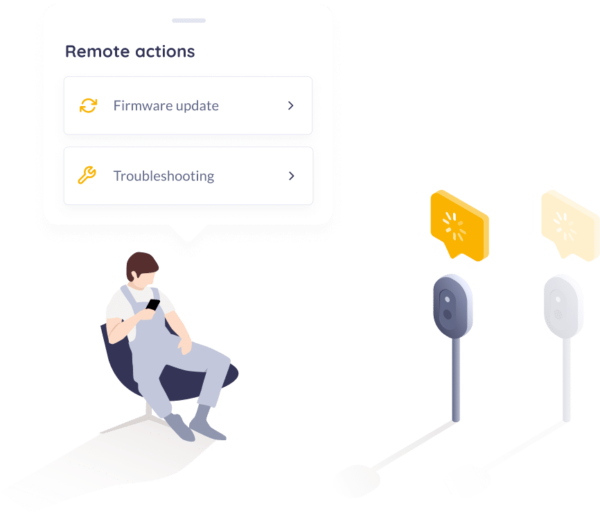 Remote actions illustration