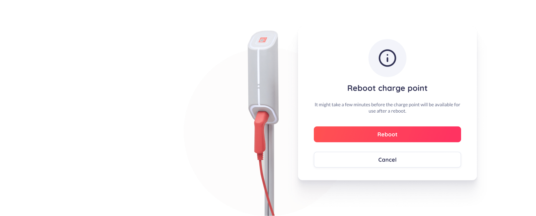 Reboot charge point illustration