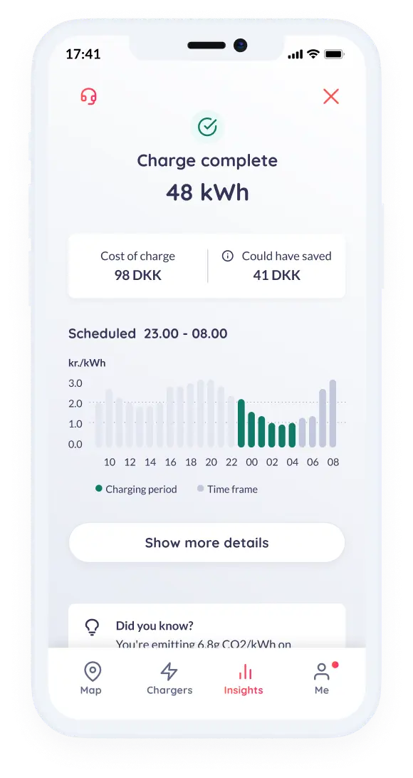 app complete charge app mockup