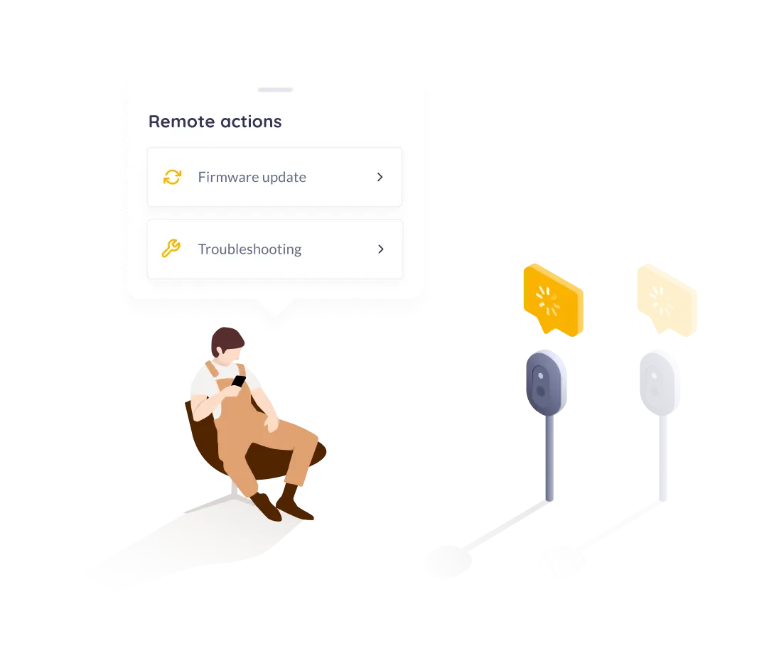 remote actions illustration