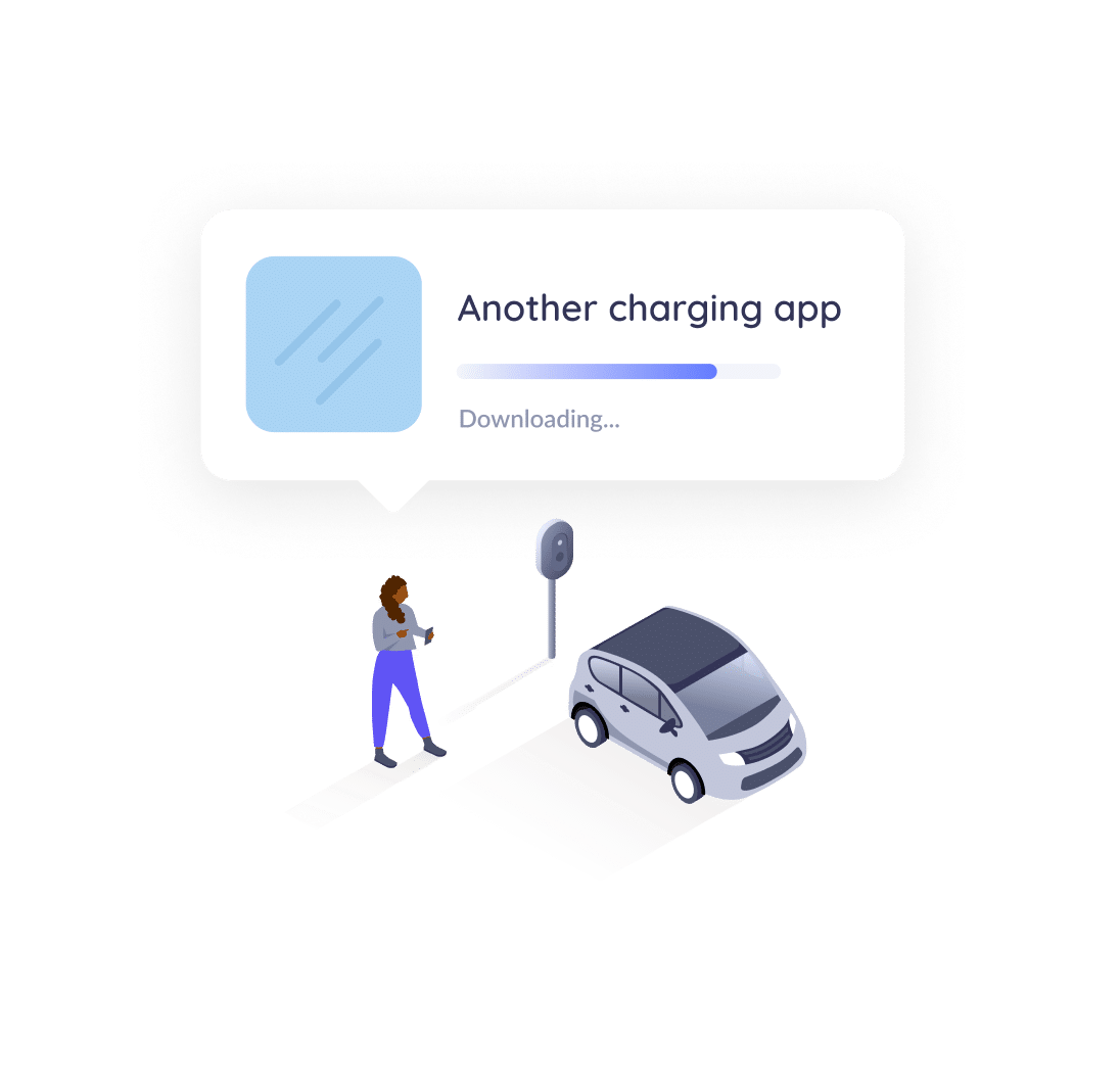 illustration Another charging app