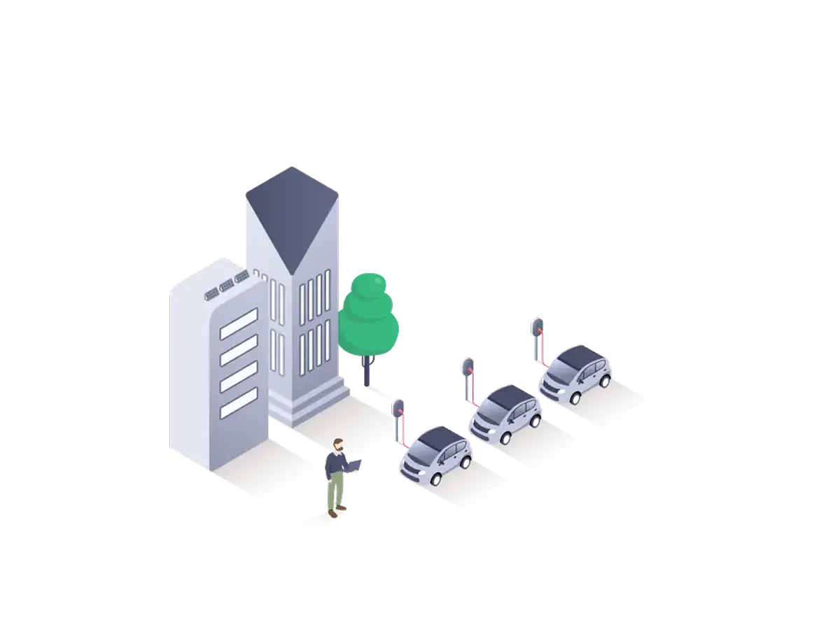 illustration city chargers